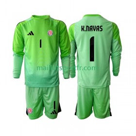 Maillot de Foot Costa Rica Keylor Navas 1 Gardien Enfant Domicile 2025 ML